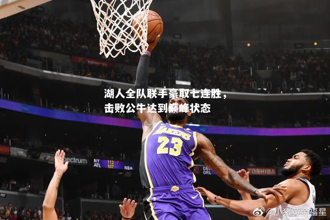 湖人全队联手豪取七连胜，击败公牛达到巅峰状态